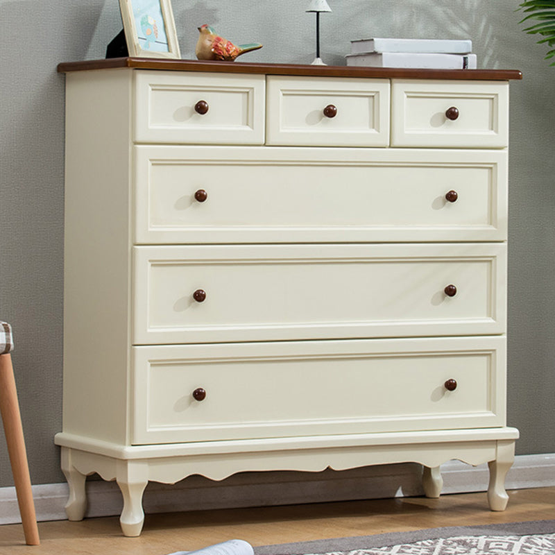 Nautical Solid Wood Storage Chest Bedroom Chest with Multi Drawers