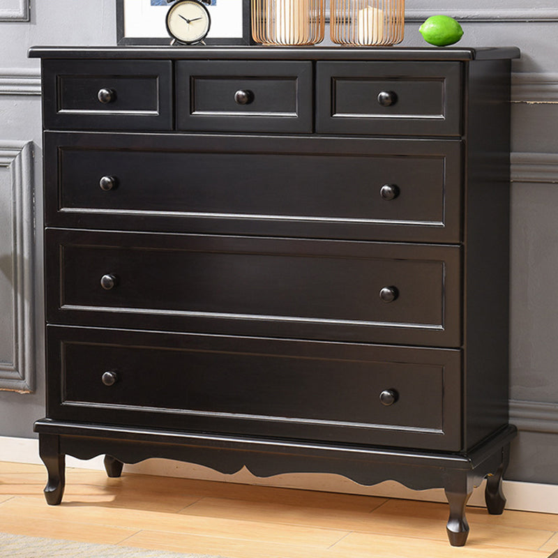 Nautical Solid Wood Storage Chest Bedroom Chest with Multi Drawers