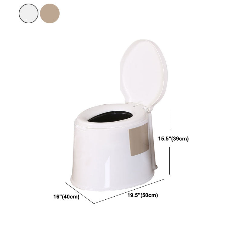Modern Plastic Toilet Floor Mounted Toilet Bowl for Bathroom