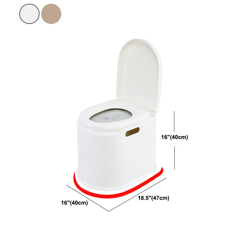 Modern Plastic Toilet Floor Mounted Toilet Bowl for Bathroom