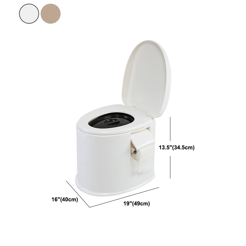 Modern Plastic Toilet Floor Mounted Toilet Bowl for Bathroom