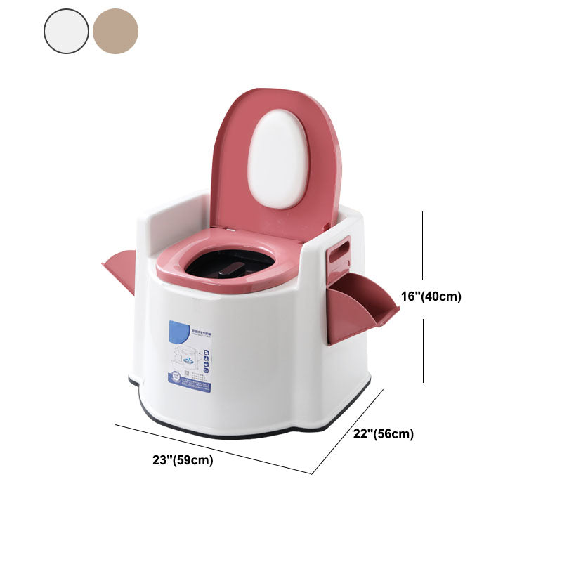 Modern Plastic Toilet Floor Mounted Toilet Bowl for Bathroom