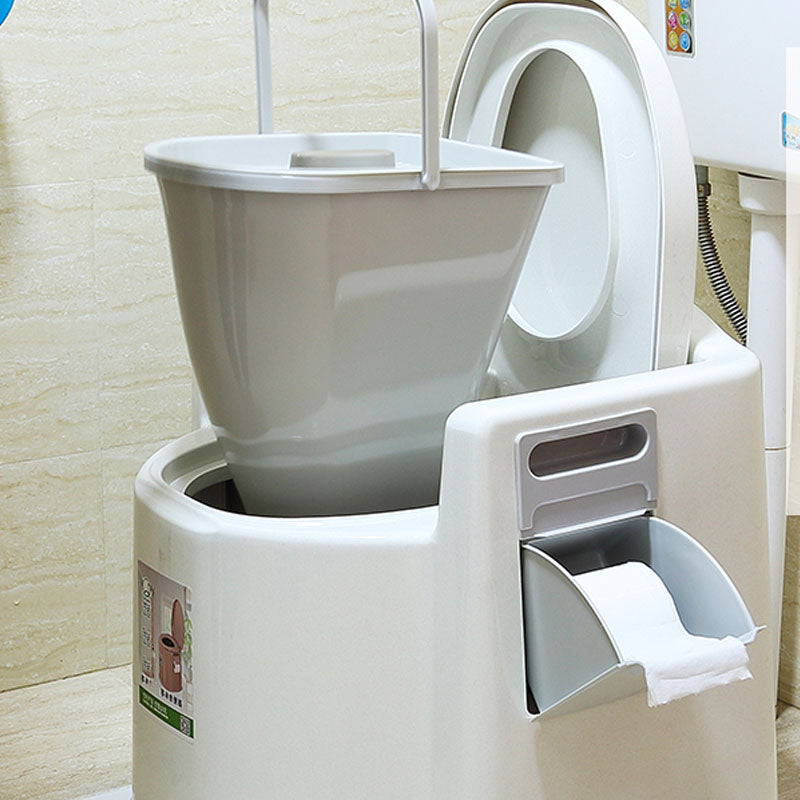 Contemporary Plastic Toilet Floor Mounted Toilet Bowl for Washroom
