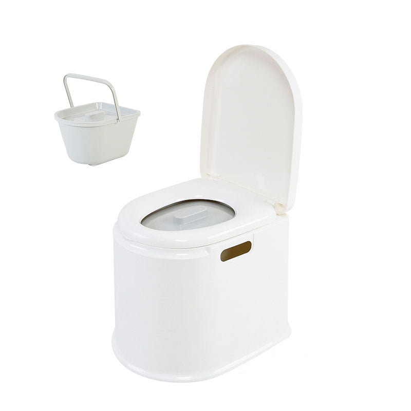 Contemporary Plastic Toilet Floor Mounted Toilet Bowl for Washroom