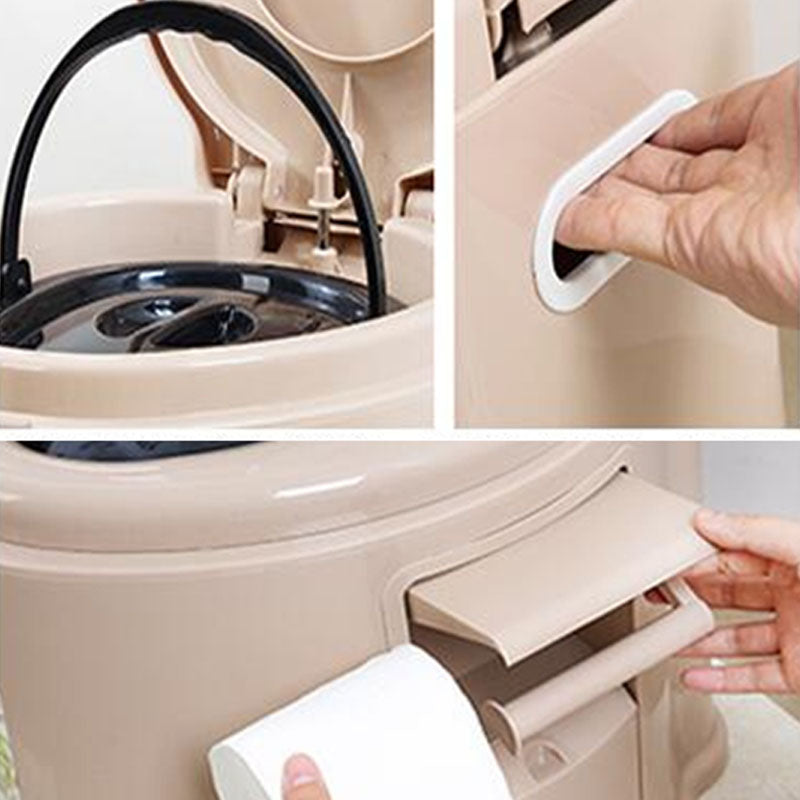 Contemporary Plastic Toilet Floor Mounted Toilet Bowl for Washroom