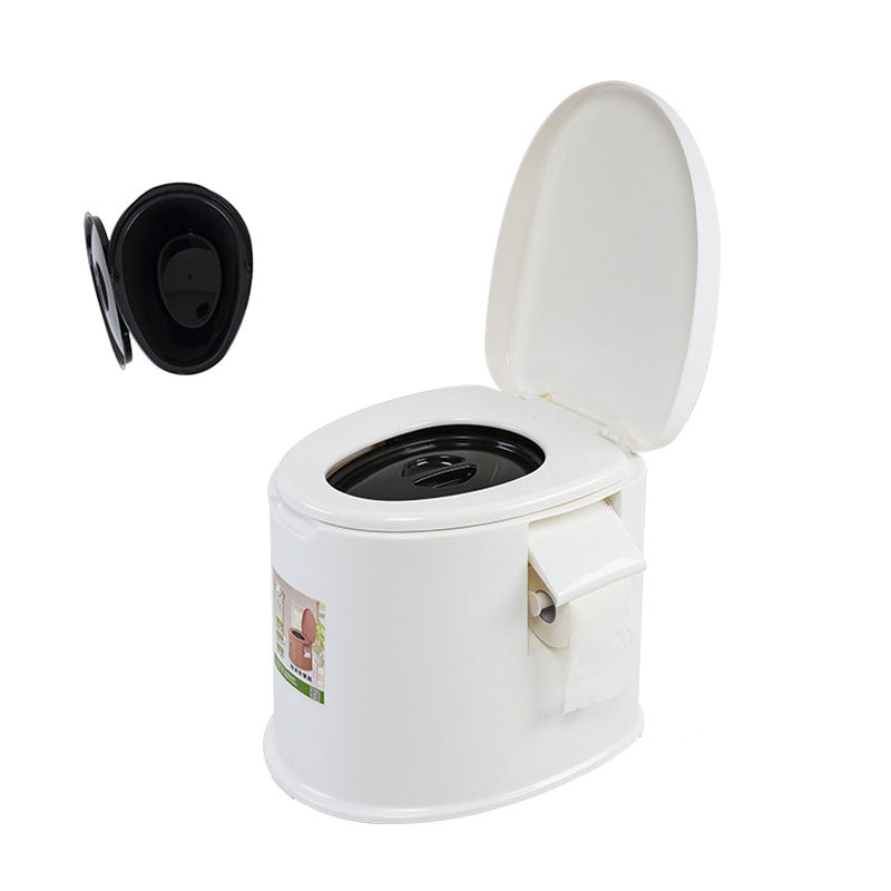 Contemporary Plastic Toilet Floor Mounted Toilet Bowl for Washroom