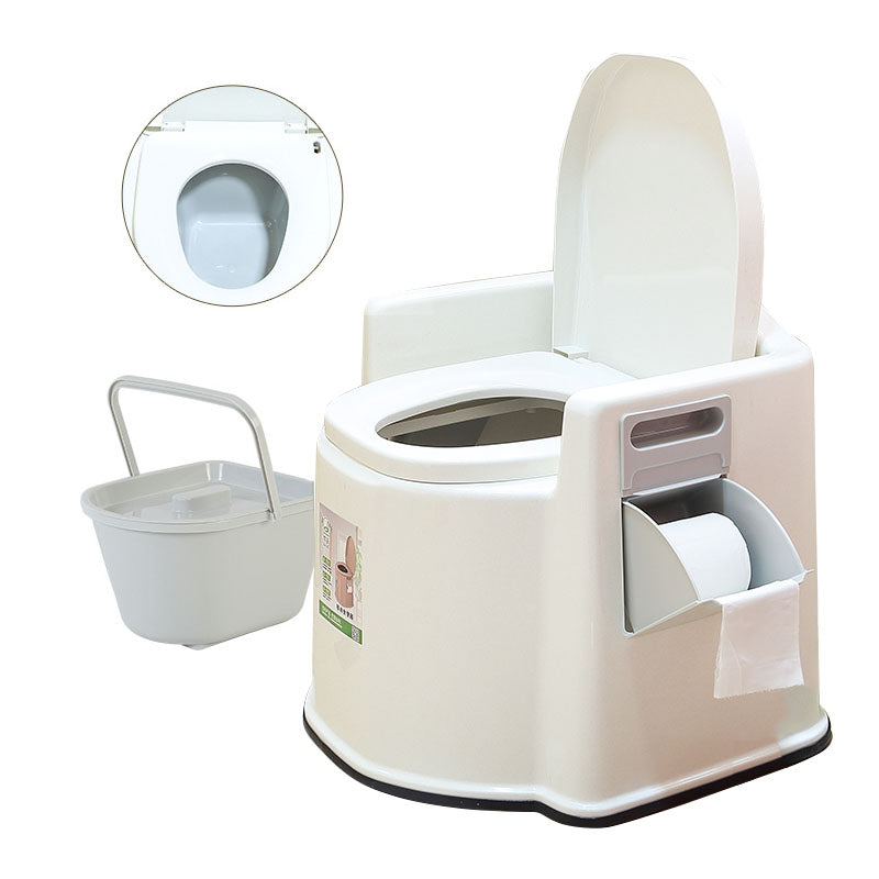 Contemporary Plastic Toilet Floor Mounted Toilet Bowl for Washroom