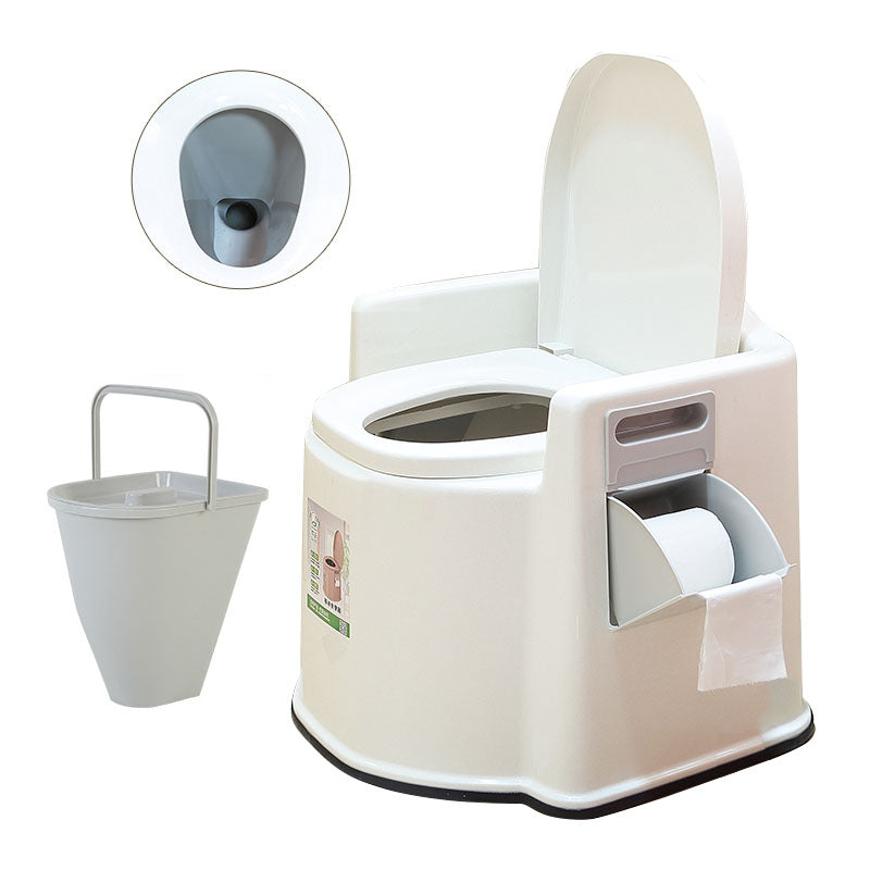 Contemporary Plastic Toilet Floor Mounted Toilet Bowl for Washroom