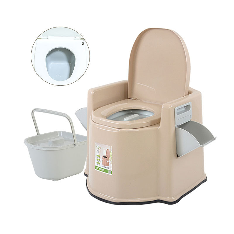 Contemporary Plastic Toilet Floor Mounted Toilet Bowl for Washroom