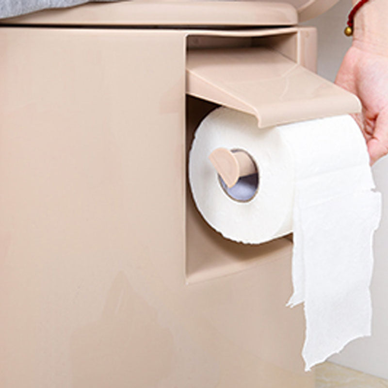 Contemporary Plastic Toilet Floor Mounted Toilet Bowl for Washroom