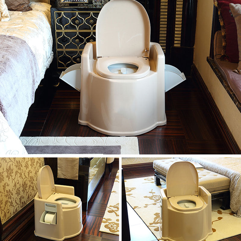 Contemporary Plastic Toilet Floor Mounted Toilet Bowl for Washroom