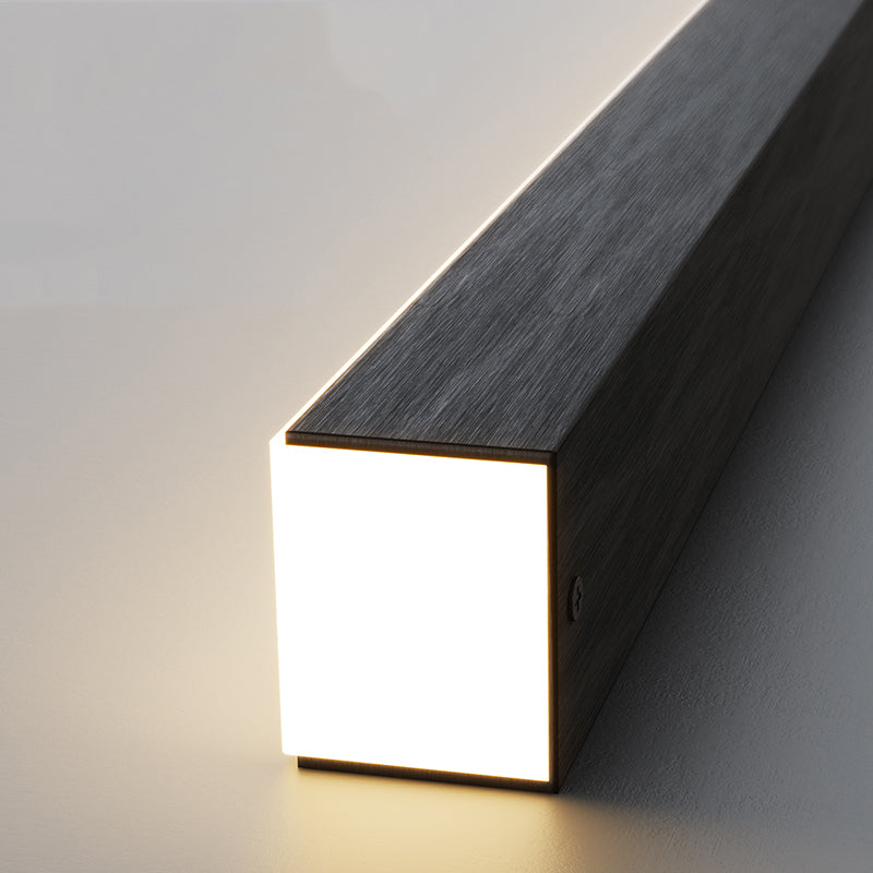 Modern LED Island Light Simple Island Hanging Light with Acrylic Shade for Dining Room