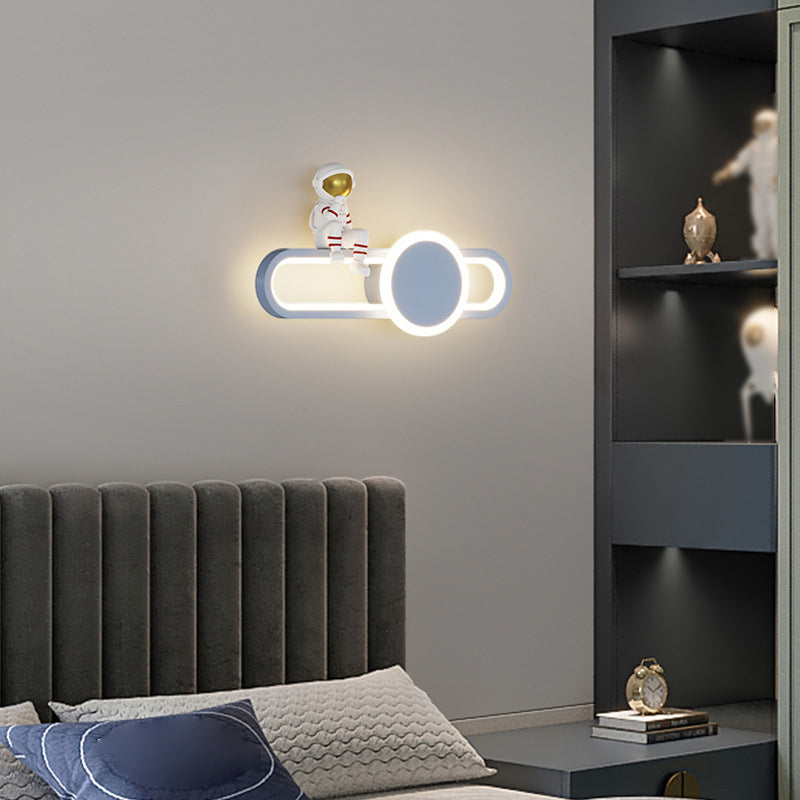 Nordic Metallic Wall Light Creative LED Wall Light Sconce for Kids' Room
