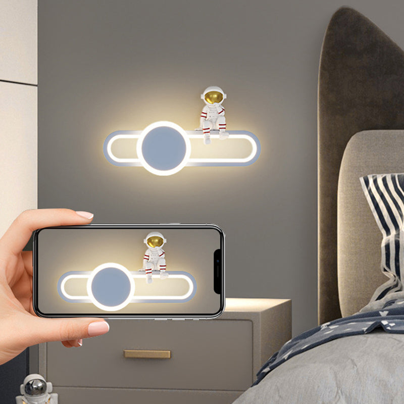 Nordic Metallic Wall Light Creative LED Wall Light Sconce for Kids' Room