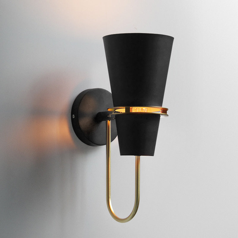 Nordic Style Iron Wall Mount Light Cylinder Shape Colorful Wall Lamp for Living Room