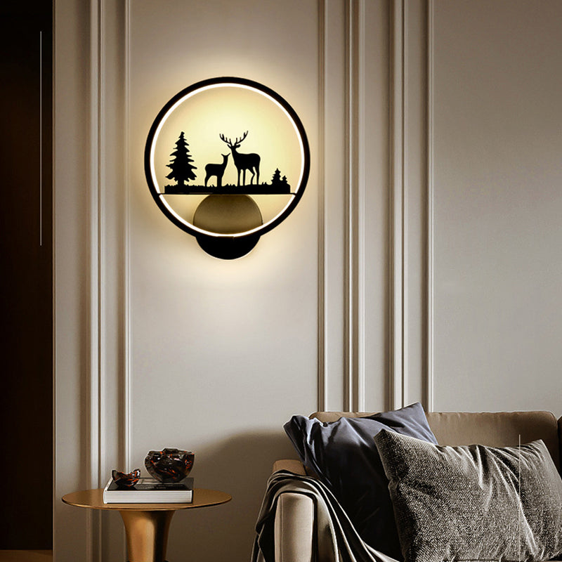 Modern Metallic Wall Light Simple LED Wall Light Sconce for Bedroom
