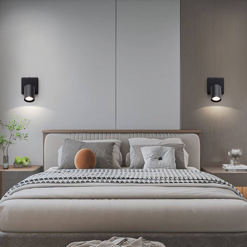 Modern Simple Aluminum Wall Light Cylinder Shape Wall Lamp for Living Room
