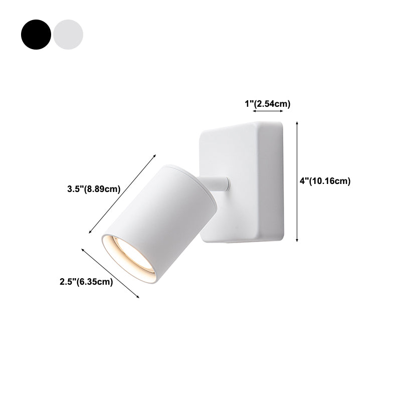 Modern Simple Aluminum Wall Light Cylinder Shape Wall Lamp for Living Room