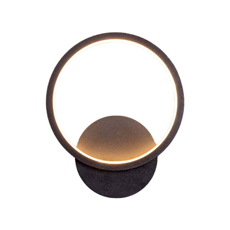 Modern Round Wall Light Simple LED Wall Light Sconce for Bedroom