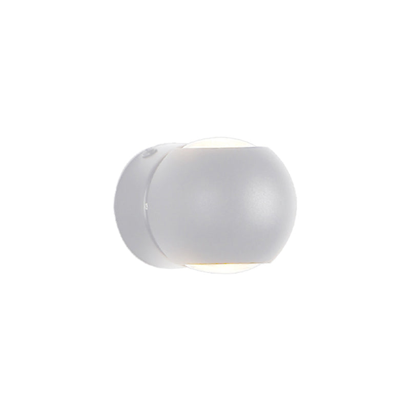 Modern Simple Aluminum Wall Light Circle Shape Rotatable Wall Lamp for Living Room