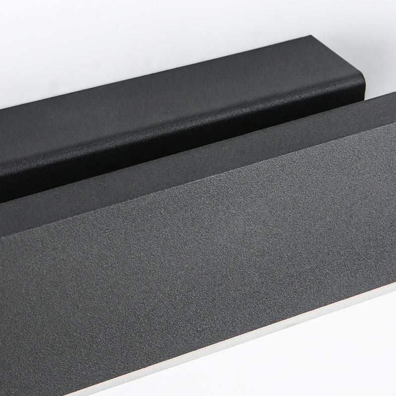 Nordic Style Metal Wall Light Rectangle Shape Rotatable Wall Lamp for Living Room