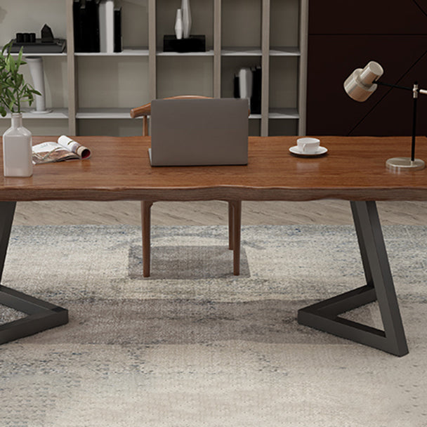 Industrial Style Rectangle Wood Table Set 1/2 Pieces Dining Set for Kitchen