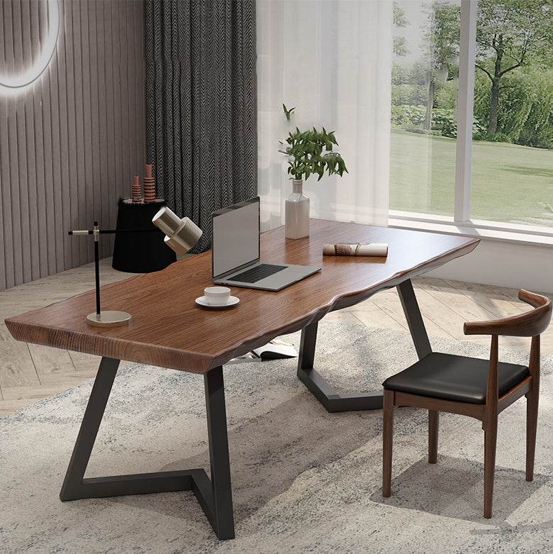 Industrial Style Rectangle Wood Table Set 1/2 Pieces Dining Set for Kitchen