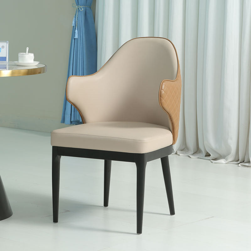 Glam Style Faux Marble Dining Set Round 1/3/4/5 Pieces Dining Set for Home Use