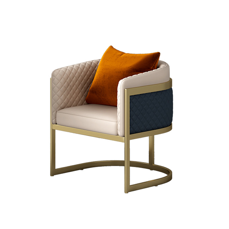 Glam Sintered Stone Dining Set Round 1/2/5 Pieces Dining Table Set for Home Use