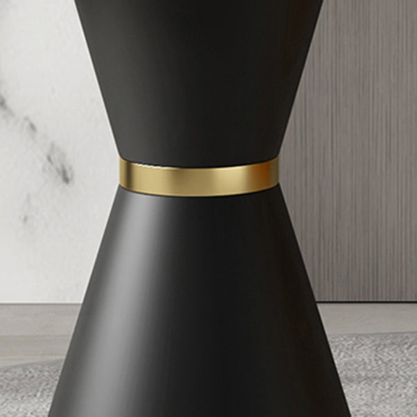 Glam Sintered Stone Dining Set Round 1/2/5 Pieces Dining Table Set for Home Use