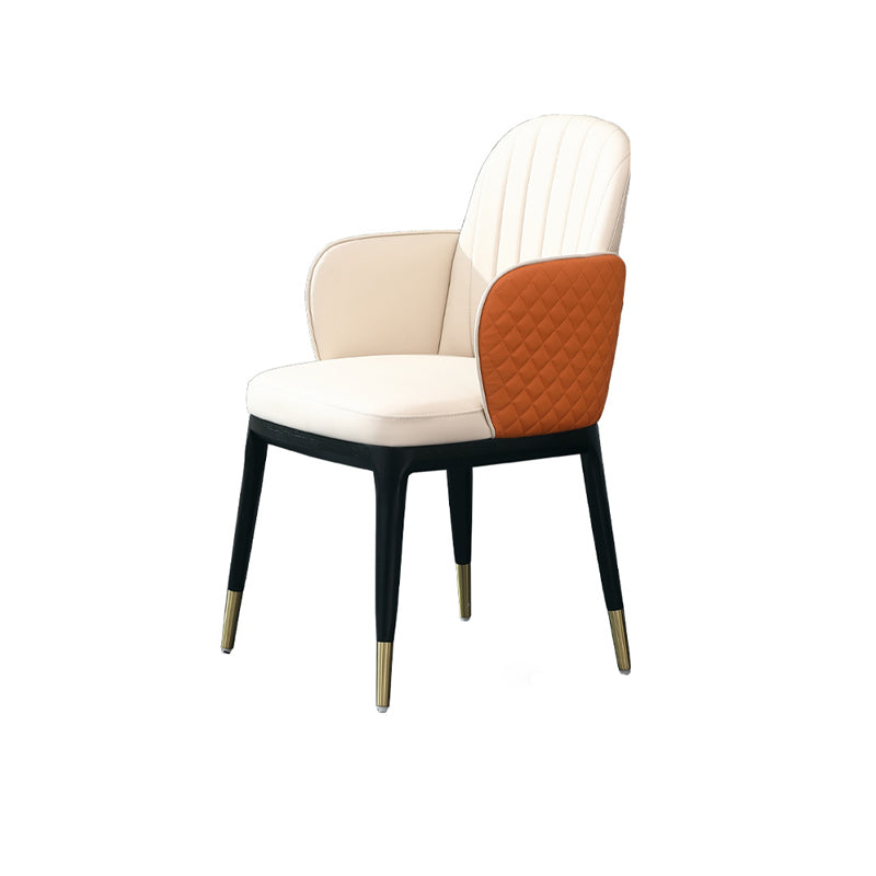 Glam Faux Marble Dining Set Round 1/3/4 Pieces Dining Set for Home Use