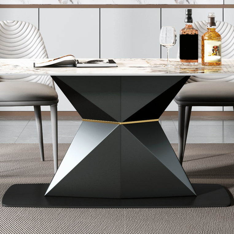 Designer Style 1/4/5/7 Pieces Rectangle Dining Set Sintered Stone Top Dinette Table Set