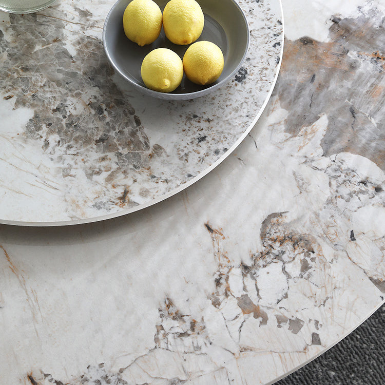 Modern Style Sintered Stone Dining Set Wood 1/4/5/7 Pieces Dining Set for Dining Areas