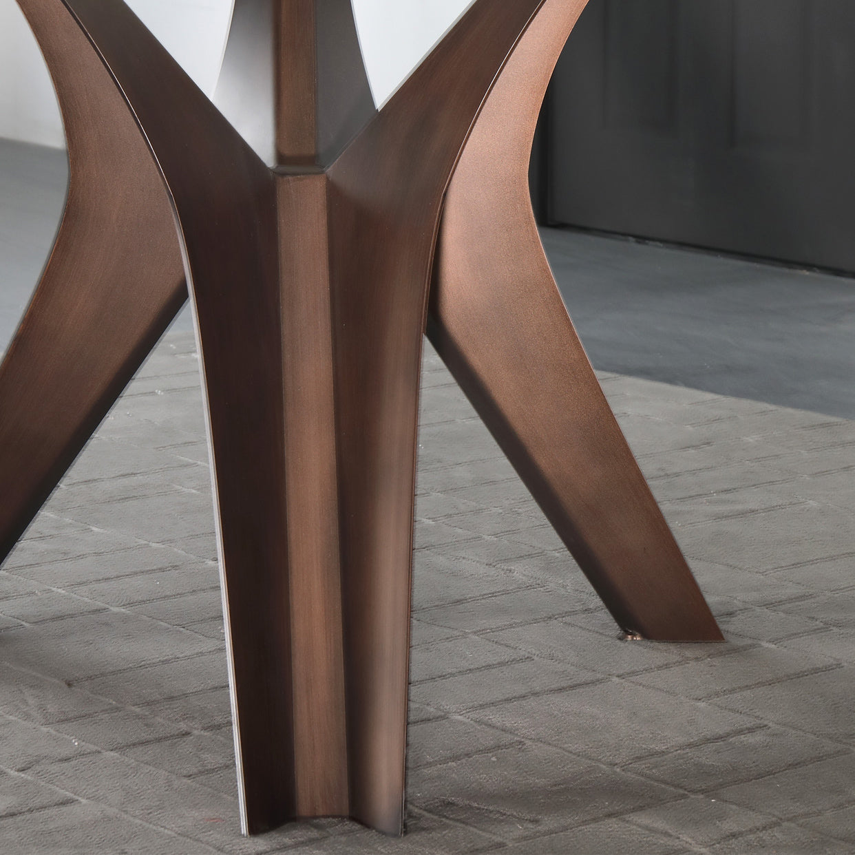 Modern Style Sintered Stone Dining Set Round 1/4/7 Pieces Dining Set for Home Use