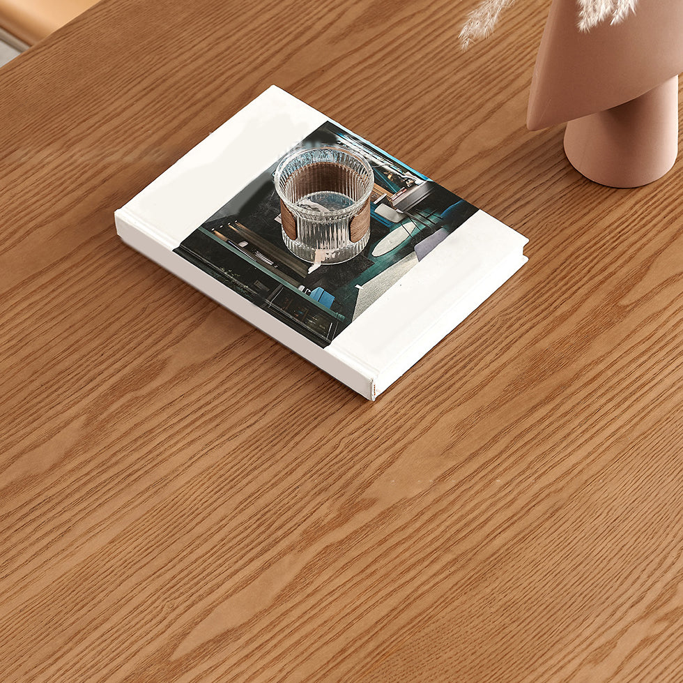 Modern 1/2/5/7 Pieces Rectangle Dining Set Solid Wood Dining Table with Chairs