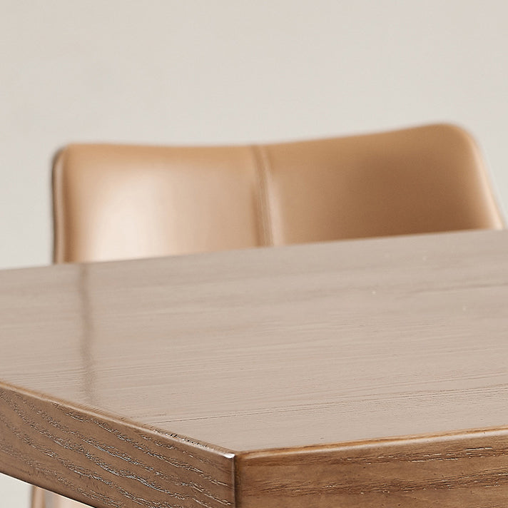 Modern 1/2/5/7 Pieces Rectangle Dining Set Solid Wood Dining Table with Chairs