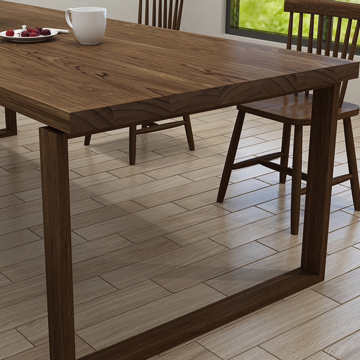 Modern 1/4/5 Pieces Dining Set Rectangle Wood Dining Table for Dining Room