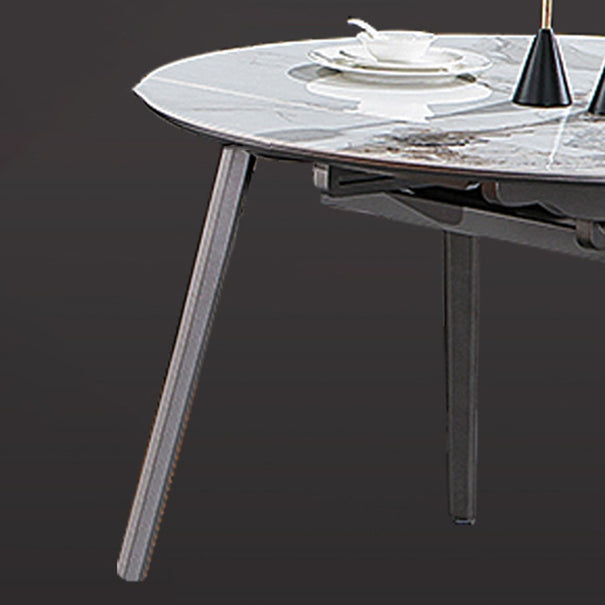 Contemporary Style Round Table Set 1/2/5 Pieces Dining Set for Kitchen