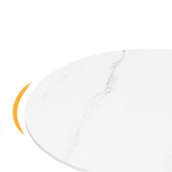 Modern 1/5 Pieces Dining Set Round Stone Dining Table for Dining Room Cafe
