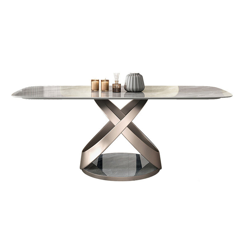 Designer Style Rectangle Dining Set 1/4/5/6 Pieces Sintered Stone Top Dinette Table Set