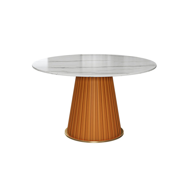 Modern 1/2/5/7 Pieces Dining Set Round Stone Dining Table for Dining Room Kitchen