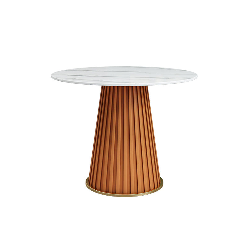 Modern 1/2/5/7 Pieces Dining Set Round Stone Dining Table for Dining Room Kitchen