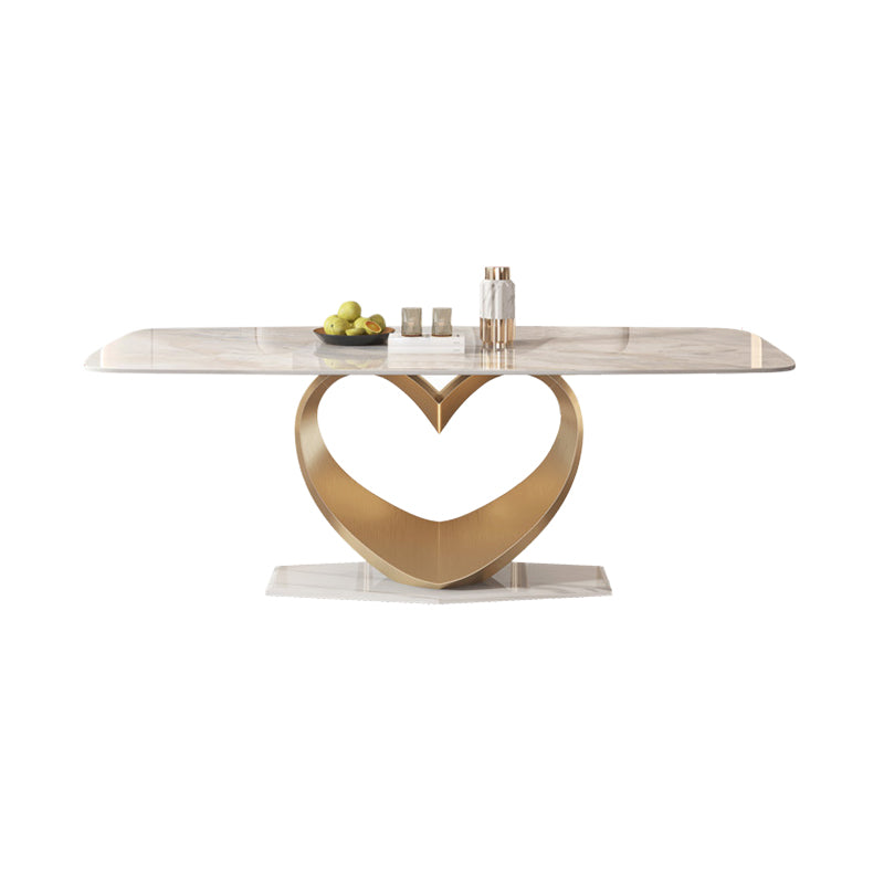 1/2/4/5/7/9 Pieces Rectangle Dining Set Luxurious Sintered Stone Top Dining Table Set