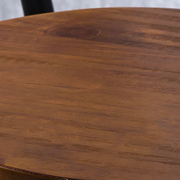 Industrial Style Backrest Counter Stool Iron Cafe Bar Stool with Seat and Pedal