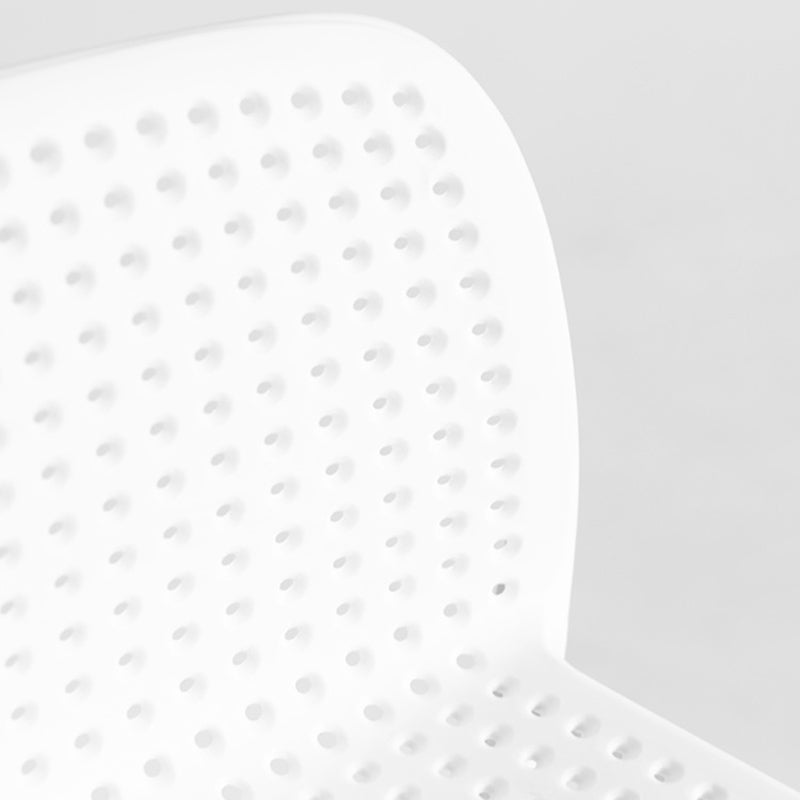 Modern Plastic Footrest Bar Stool Low Back Coffee Shop Counter & Bar Stool