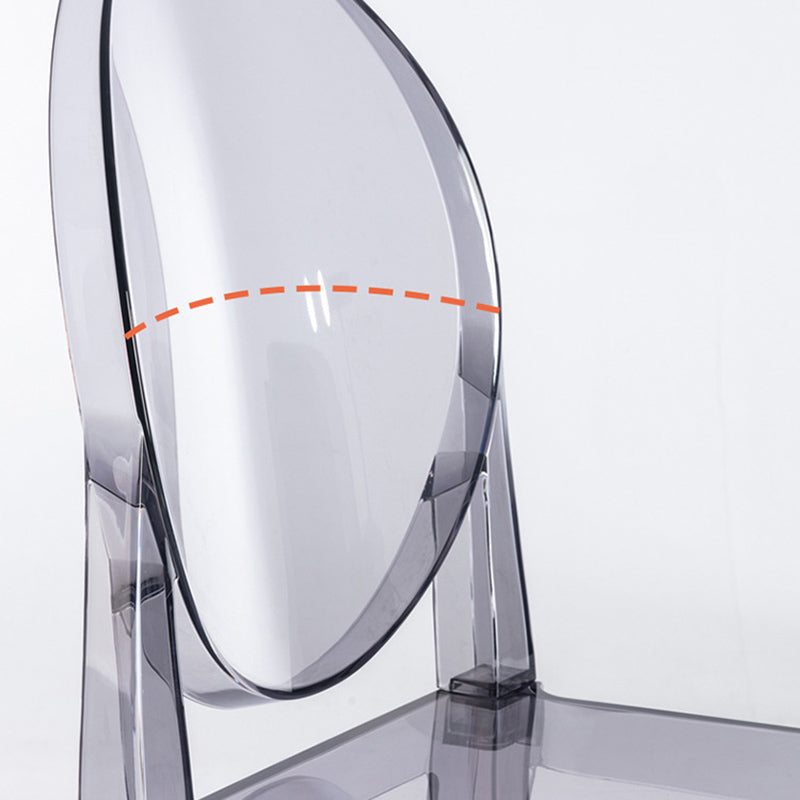 Modern Style Plastic Counter Stool Footrest Furniture in Matte Finish for Indoor