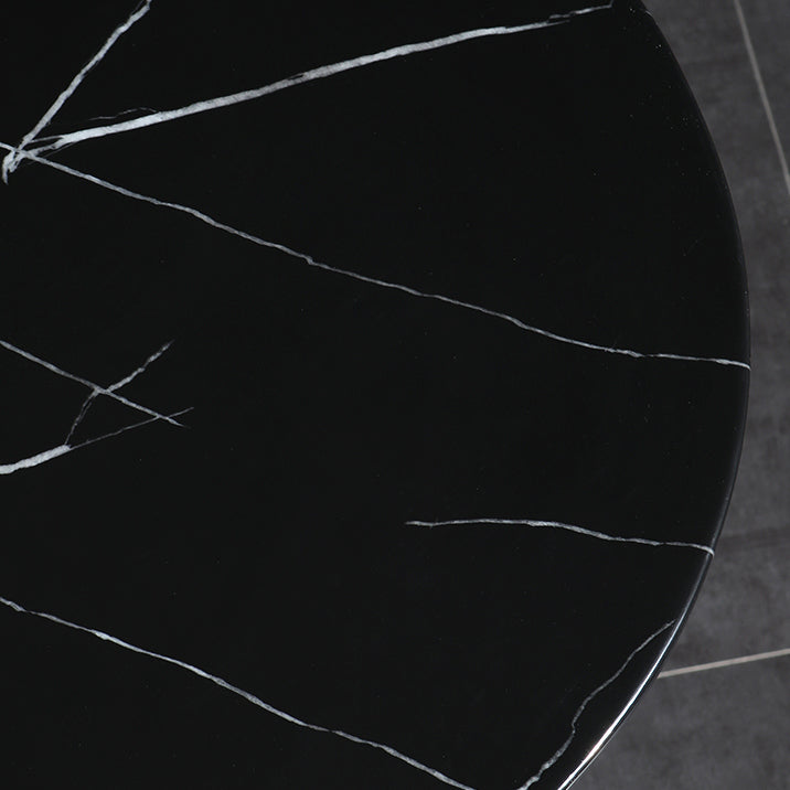 Metal Pedestal Bar Height Table Industrial Round Bar Dining Table