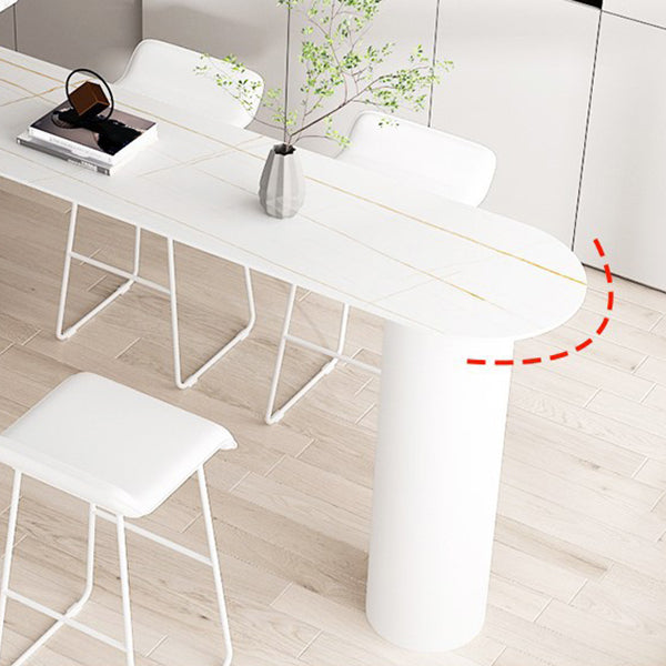 Modern Sintered Stone Bar Table Dining Table for Kitchen Living Room Coffee Room