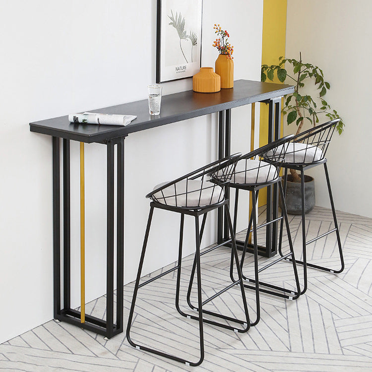 Industrial Sintered Stone Bar Table Dining Table for Kitchen Living Room