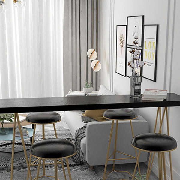 Traditional Luxury Dining Table Solid Wood Bar Table Rectangle Bar Table